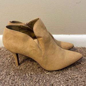 Tan ankle boots